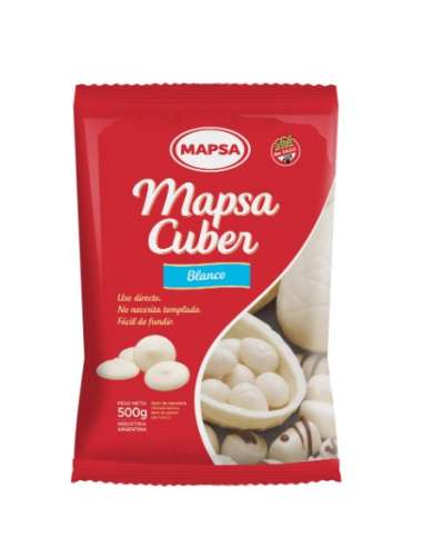 CHOCOLATE BLANCO BOTONES x 500gr MAPSA