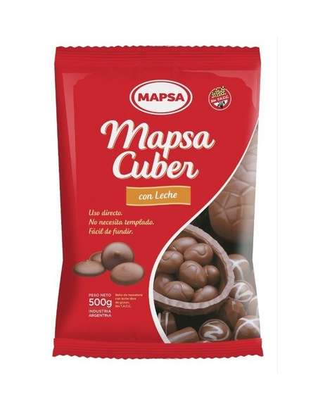 CHOCOLATE LECHE BOTONES x 500gr MAPSA