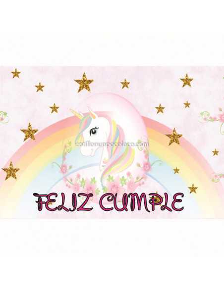 LAMINAS COMESTIBLES A4 C/L UNICORNIO