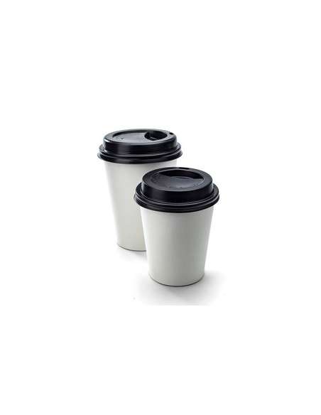 TAPA CAFÉ 8OZ PS NEGRA x1