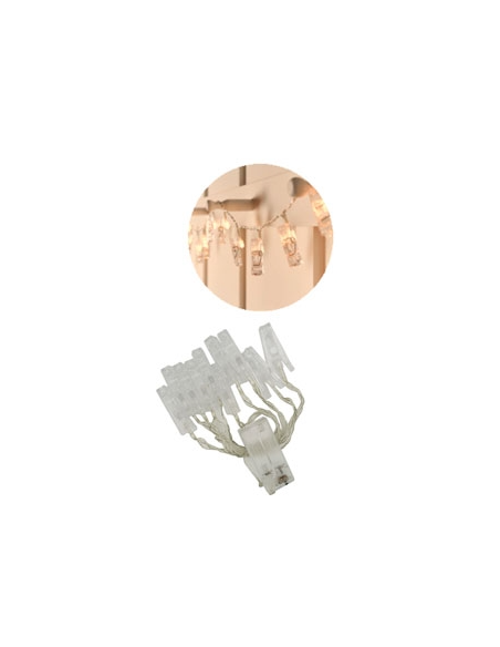 GUIRNALDA LED BROCHES 10 LUCES 2m CALIDA