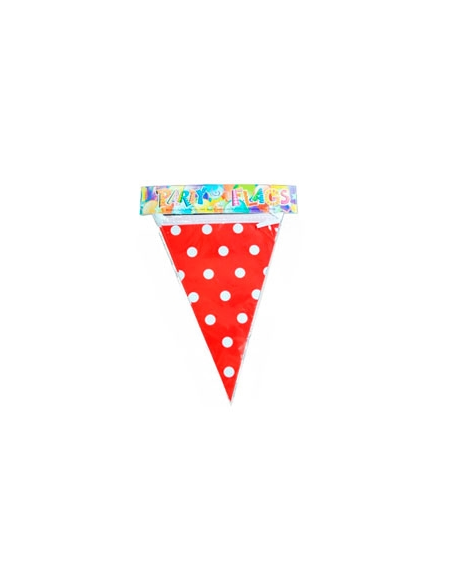 BANDERIN LUNARES ROJO