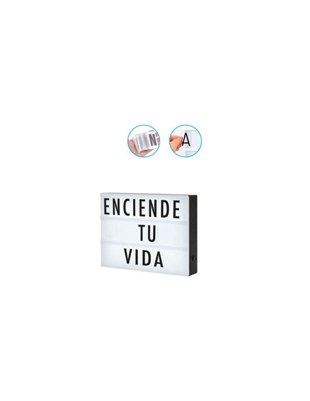 LETRERO LIGHT BOX A6 MINI