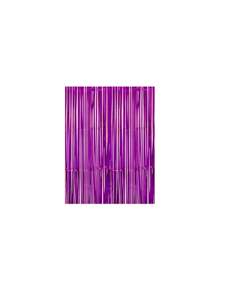 CORTINA METALIZADA VIOLETA