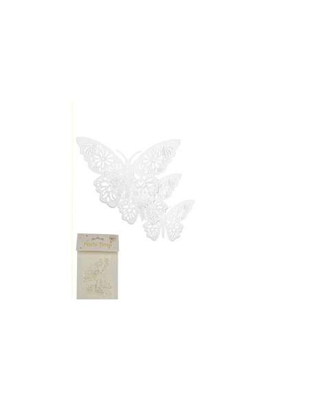 ADORNO MARIPOSA BLANCO X6