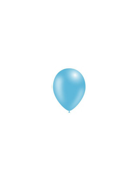 GLOBO 5" PERLADO CELESTE x50