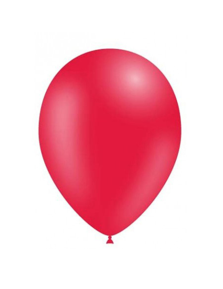 GLOBO 5" PERLADO ROJO x50