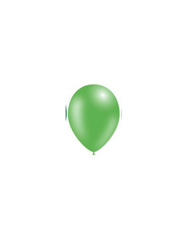 GLOBO 5" PERLADO VERDE MANZANA x50