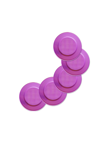 PLATO PS MODELO 17 x50u VIOLETA