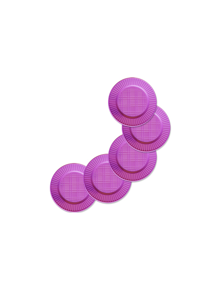 PLATO PS MODELO 17 x50u VIOLETA