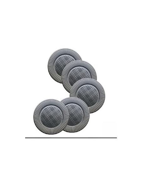 PLATO PS MODELO 17 x50u PLATA