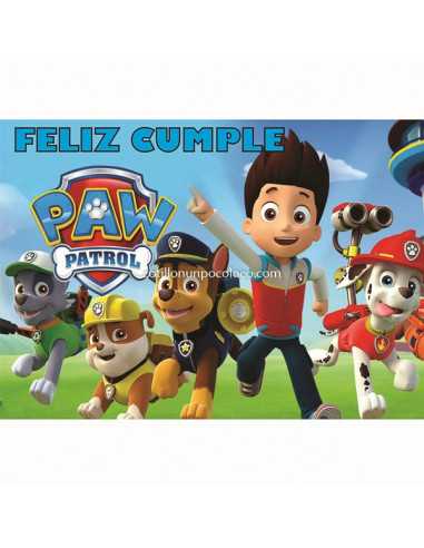 LAMINAS COMESTIBLES A4 C/L PAW PATROL