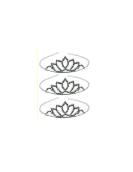 TIARA DE METAL CON STRASS MOD. C01 x1