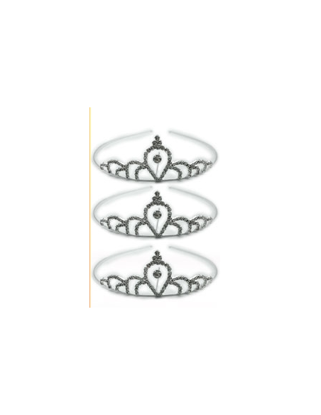 TIARA DE METAL CON STRASS MOD. C06 x1