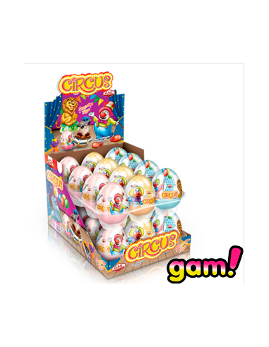 HUEVITOS CIRCUS CON SORPRESA 25g