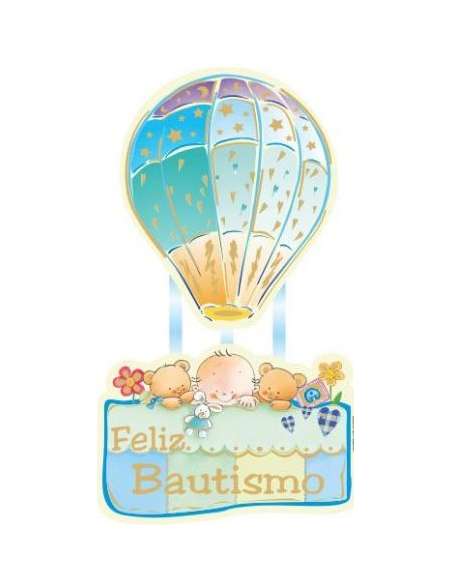 POSTER BAUTISMO x1 GLOBO NENE