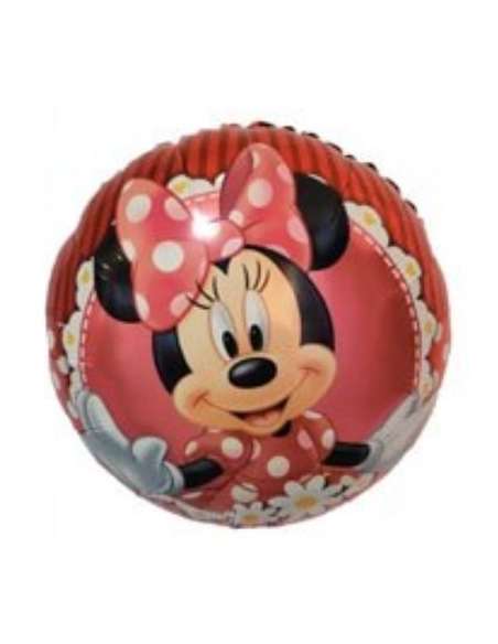 GLOBO METALIZADO PERSONAJES 18" (45cm) MINNIE ROJO MARGARITASx1