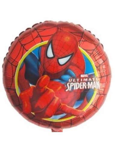 GLOBO METALIZADO PERSONAJES 18" (45cm) SPIDERMAN x1