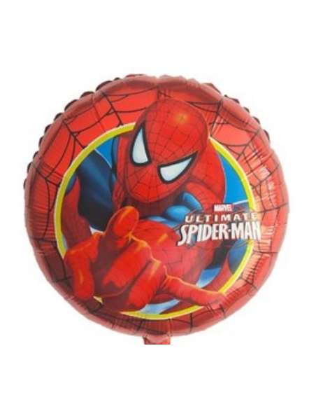 GLOBO METALIZADO PERSONAJES 18" (45cm) SPIDERMAN x1