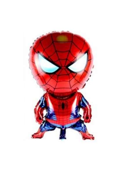 GLOBO METALIZADO PERSONAJES SILUETA 80cm SPIDERMAN x1