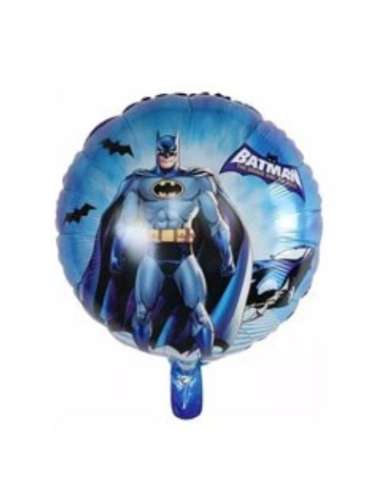 GLOBO METALIZADO PERSONAJES 18" BATMAN AZUL x1