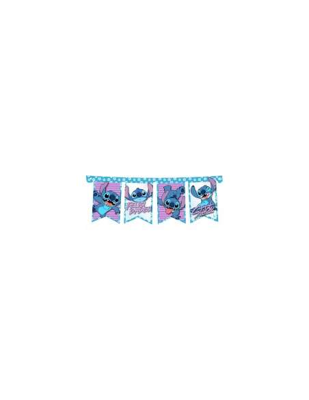 BANDERIN RECTANGULAR FELIZ CUMPLE STICH x1