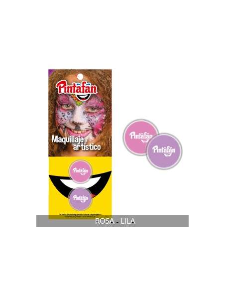 MAQUILLAJE ACUARELABLE SET x2 4gr ROSA LILA
