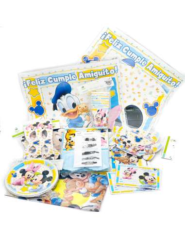 DISNEY BEBE MICKEY MINNIE Y DONALD COMBO COMPLETO