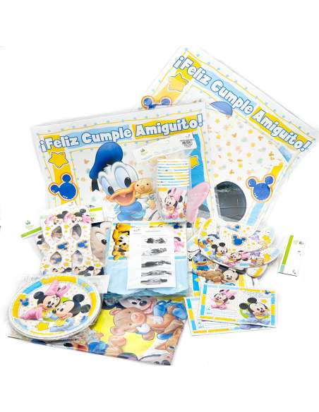DISNEY BEBE MICKEY MINNIE Y DONALD COMBO COMPLETO