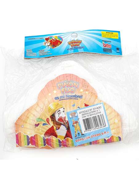 SERVILLETAS PIÑON FIJO x12