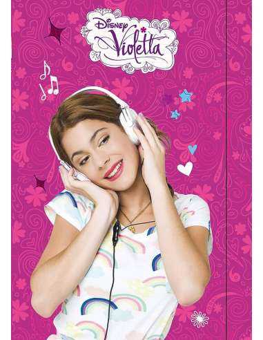 AFICHE FELIZ CUMPLE VIOLETA X1