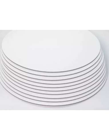 BANDEJA REDONDA BLANCA 25cm