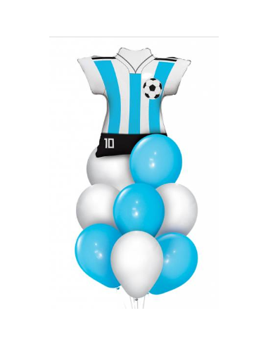 SET GLOBOS CAMISETA FUTBOL ARGENTINA