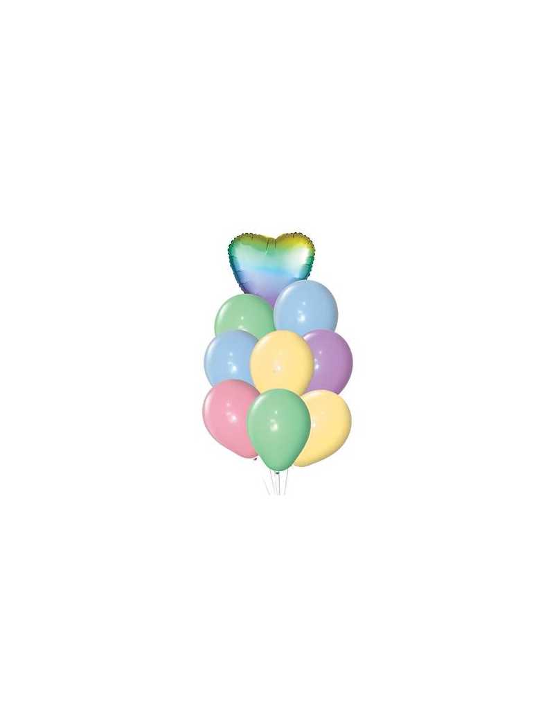 OVN GLBX SET 9 GLOBOS PREMIUM PASTEL