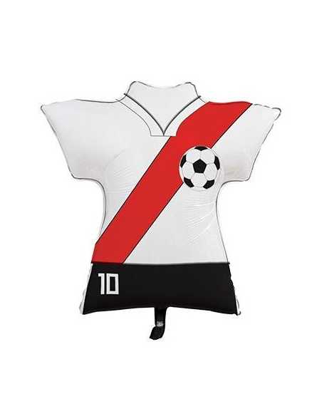 OVN SD1 24 CAMISETA FUTBOL ROJO Y BLANCO