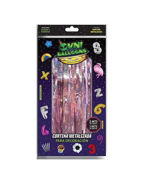 OVN MCF CORTINA METALICA 2x1 m ROSA CLARO LASER
