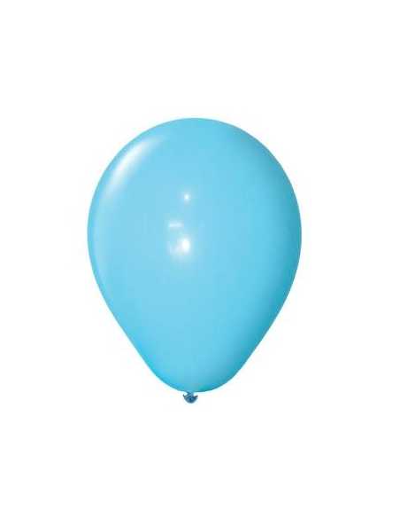 GLOBO 12 PERLADO LISO CELESTE x50