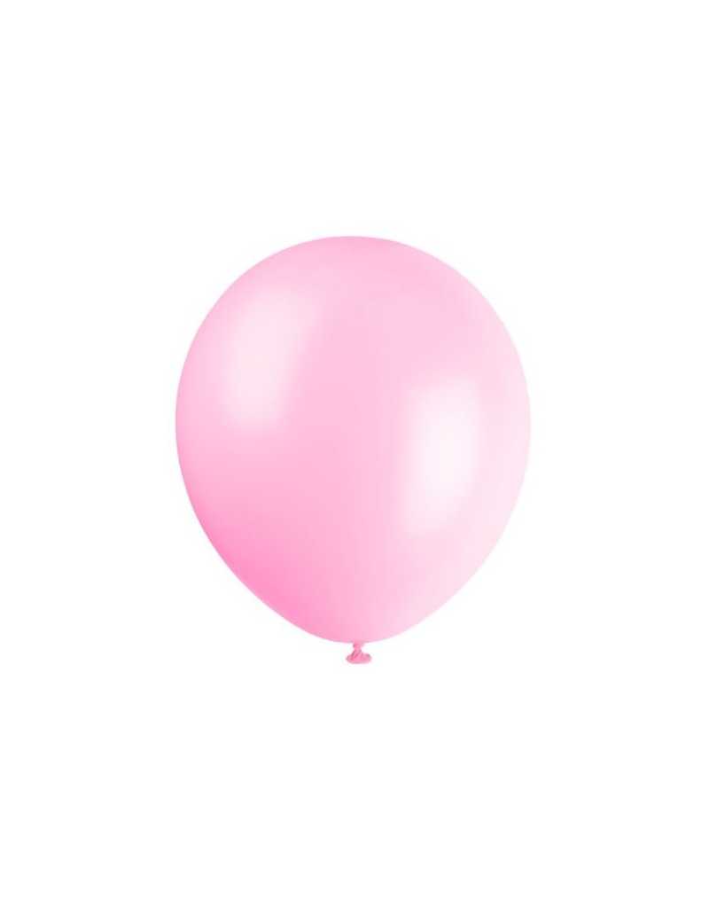 GLOBO PERLADO 10" ROSA x50