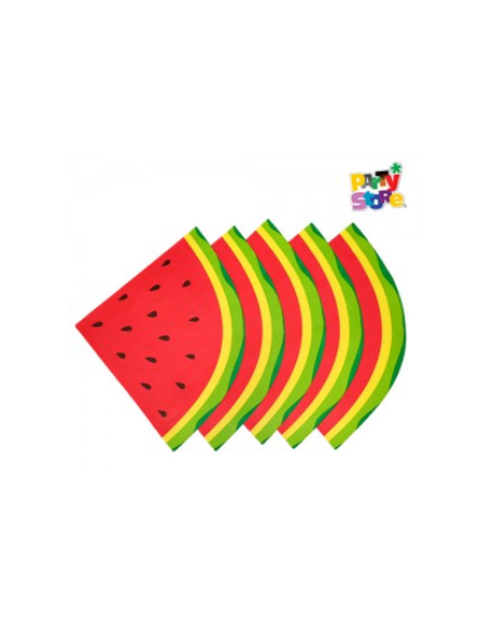 SERVILLETA DE PAPEL CON FORMA SANDIA x20