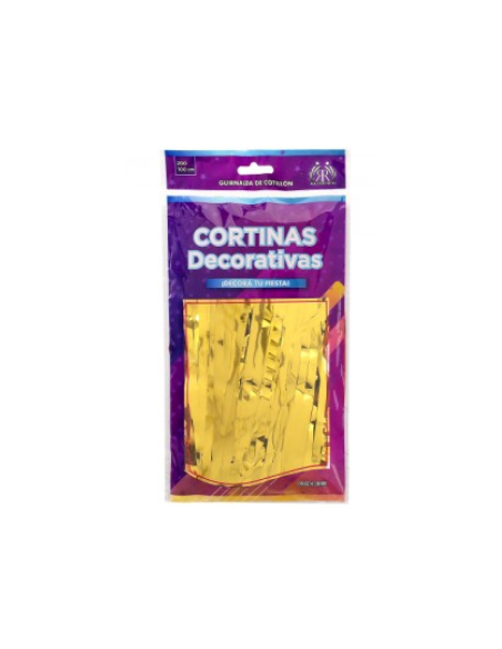 CORTINA ECO DORADA 100x200cm