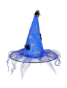 GORRO BRUJA AZUL ARAÑAS PLUSH