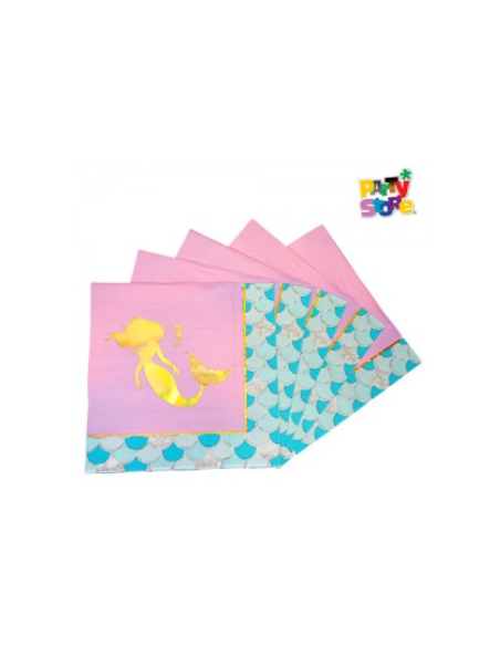 SERVILLETA DE PAPEL SIRENA DE MAR x12