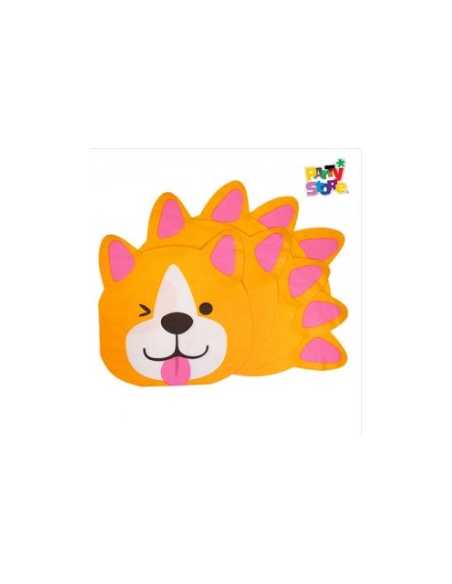 SERVILLETA DE PAPEL CON FORMA PUPPYS x12