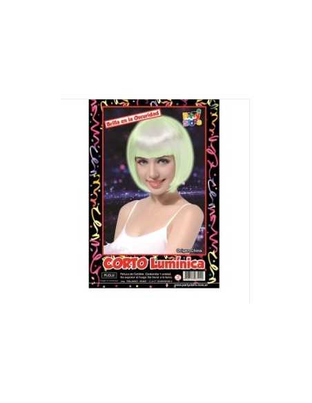 PELUCA CORTO GLOW BRILLA EN LA OSCURIDAD
