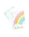 INVITACION ARCO IRIS x10