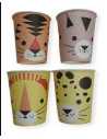 VASO ANIMALITO SELVA x10