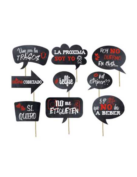 PROPS FRASES PARA BODA X1