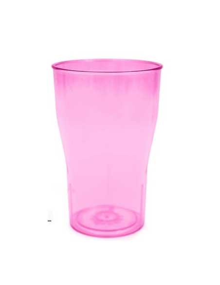 VASO COLA FUCSIA x 1