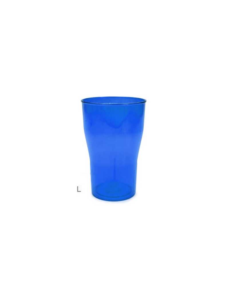 VASO COLA PP AZUL x1