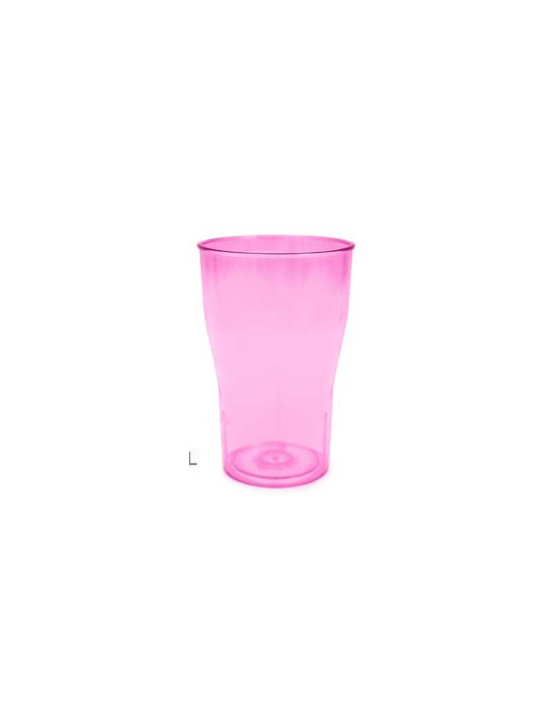 VASO COLA PP ROSA x1